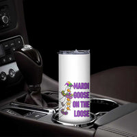 Funny Mardi Gras Skinny Tumbler Louisiana Carnival Silly Goose Festival