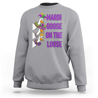 Funny Mardi Gras Sweatshirt Louisiana Carnival Silly Goose Festival