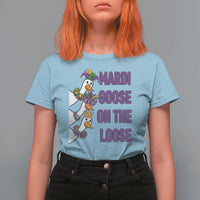 Funny Mardi Gras T Shirt For Women Louisiana Carnival Silly Goose Festival
