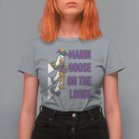 Funny Mardi Gras T Shirt For Women Louisiana Carnival Silly Goose Festival