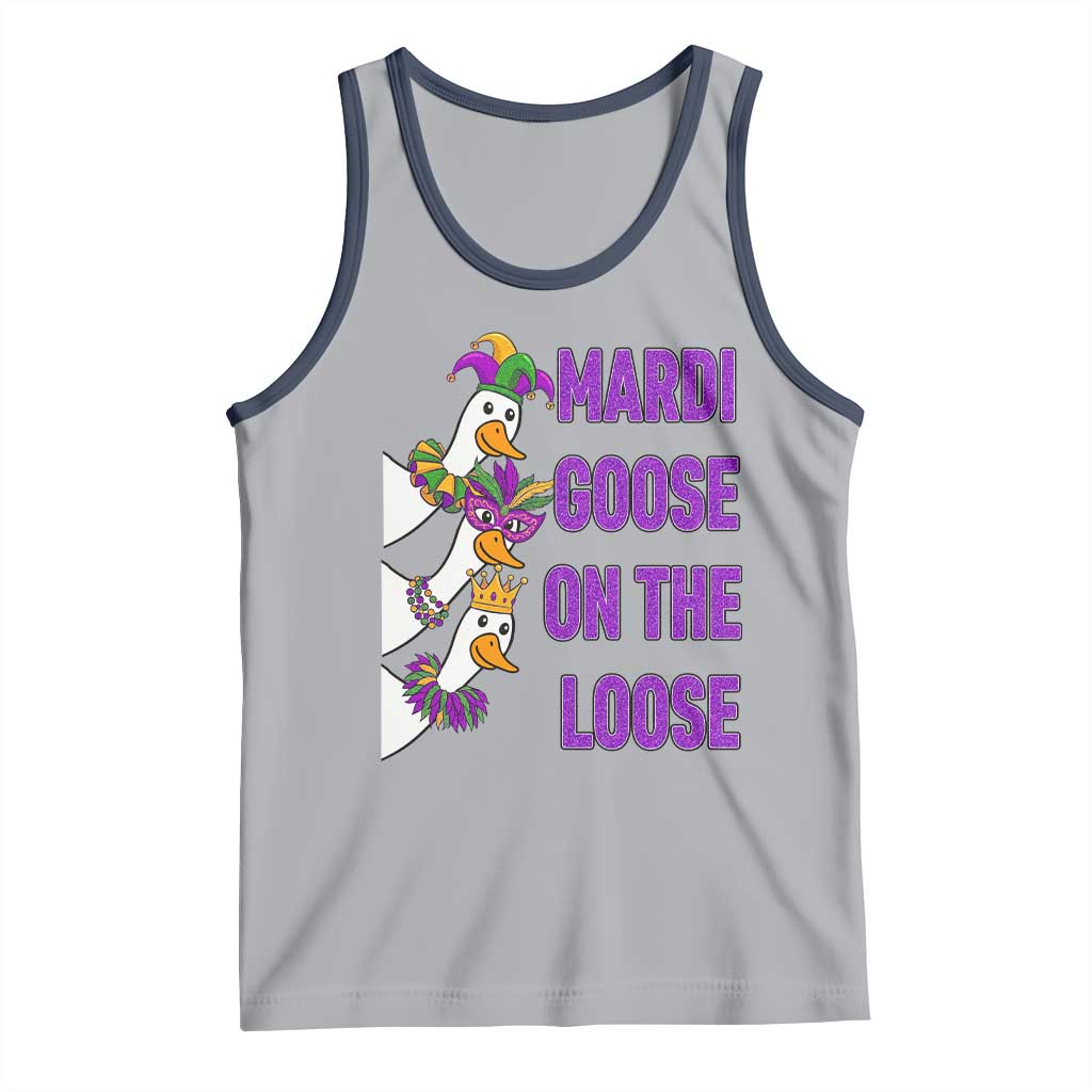 Funny Mardi Gras Tank Top Louisiana Carnival Silly Goose Festival