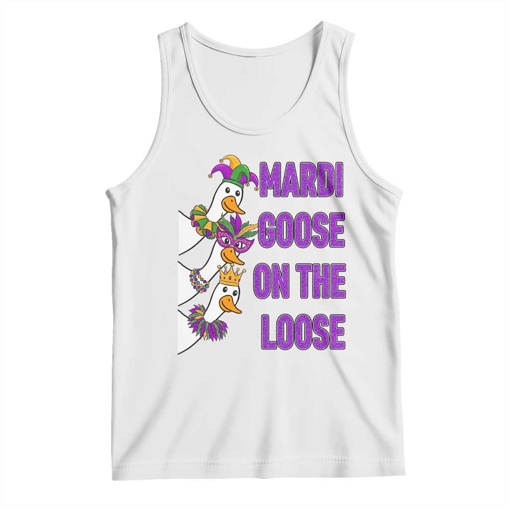 Funny Mardi Gras Tank Top Louisiana Carnival Silly Goose Festival