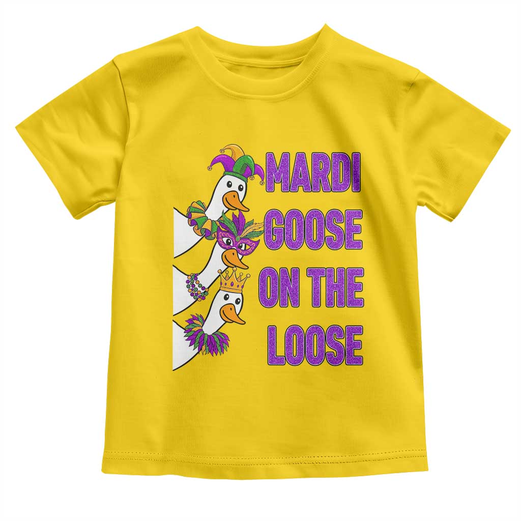 Funny Mardi Gras Toddler T Shirt Louisiana Carnival Silly Goose Festival