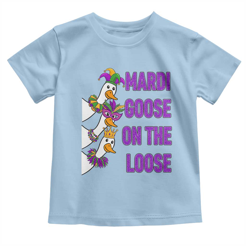 Funny Mardi Gras Toddler T Shirt Louisiana Carnival Silly Goose Festival