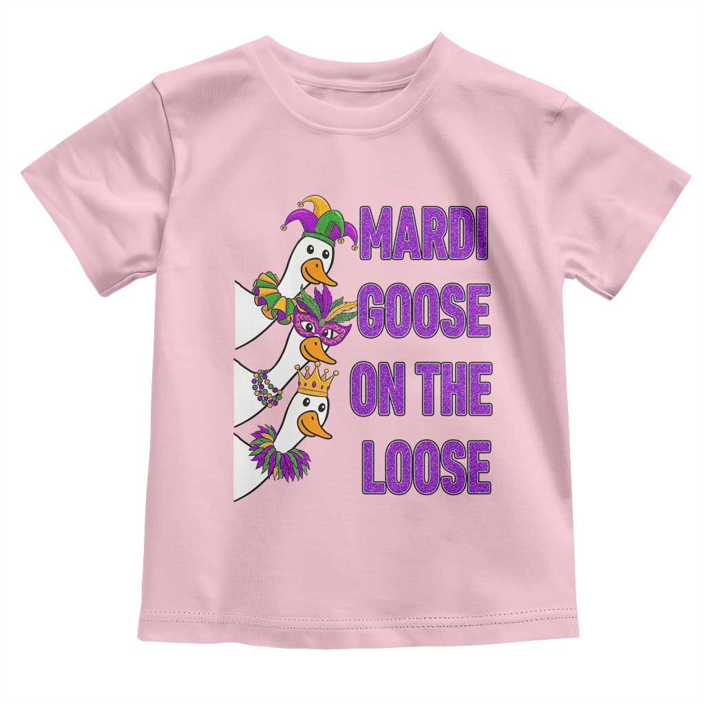 Funny Mardi Gras Toddler T Shirt Louisiana Carnival Silly Goose Festival