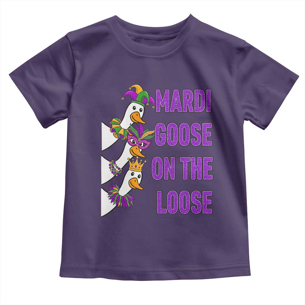 Funny Mardi Gras Toddler T Shirt Louisiana Carnival Silly Goose Festival