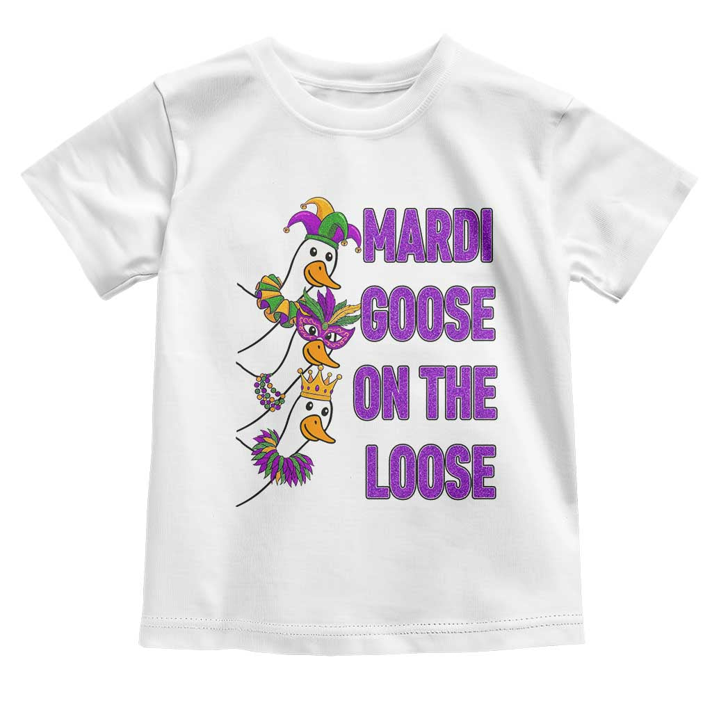 Funny Mardi Gras Toddler T Shirt Louisiana Carnival Silly Goose Festival