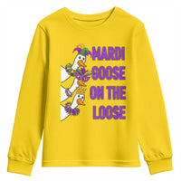 Funny Mardi Gras Youth Sweatshirt Louisiana Carnival Silly Goose Festival