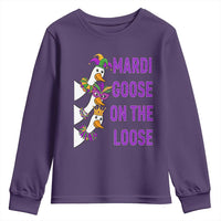 Funny Mardi Gras Youth Sweatshirt Louisiana Carnival Silly Goose Festival