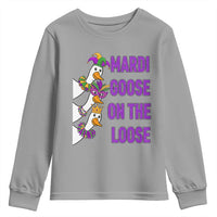 Funny Mardi Gras Youth Sweatshirt Louisiana Carnival Silly Goose Festival