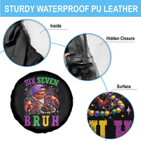 67 Mardi Gras Spare Tire Cover Funny Crawfish Six Seven Bruh Meme
