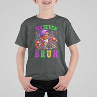 67 Mardi Gras T Shirt For Kid Funny Crawfish Six Seven Bruh Meme