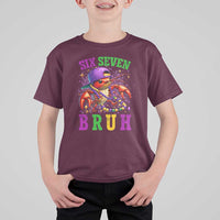 67 Mardi Gras T Shirt For Kid Funny Crawfish Six Seven Bruh Meme