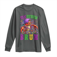 67 Mardi Gras Long Sleeve Shirt Funny Crawfish Six Seven Bruh Meme