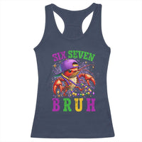 67 Mardi Gras Racerback Tank Top Funny Crawfish Six Seven Bruh Meme