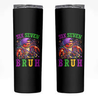 67 Mardi Gras Skinny Tumbler Funny Crawfish Six Seven Bruh Meme