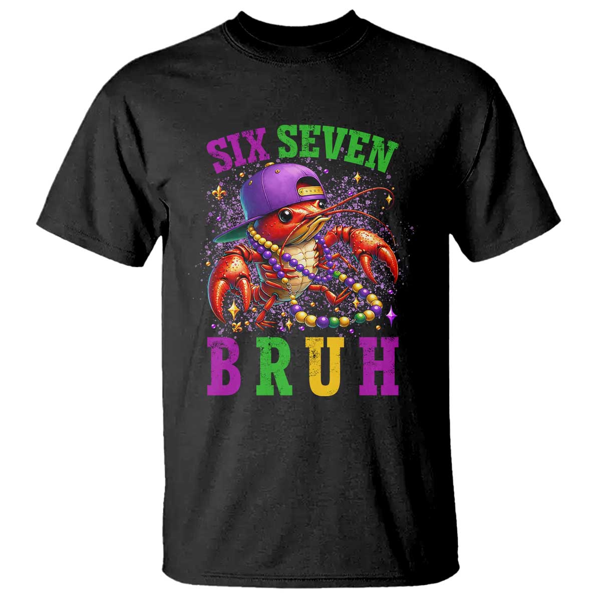 67 Mardi Gras T Shirt Funny Crawfish Six Seven Bruh Meme