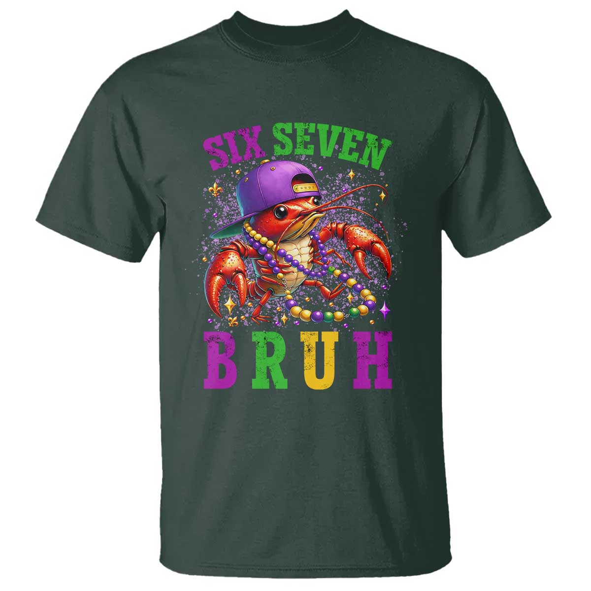67 Mardi Gras T Shirt Funny Crawfish Six Seven Bruh Meme