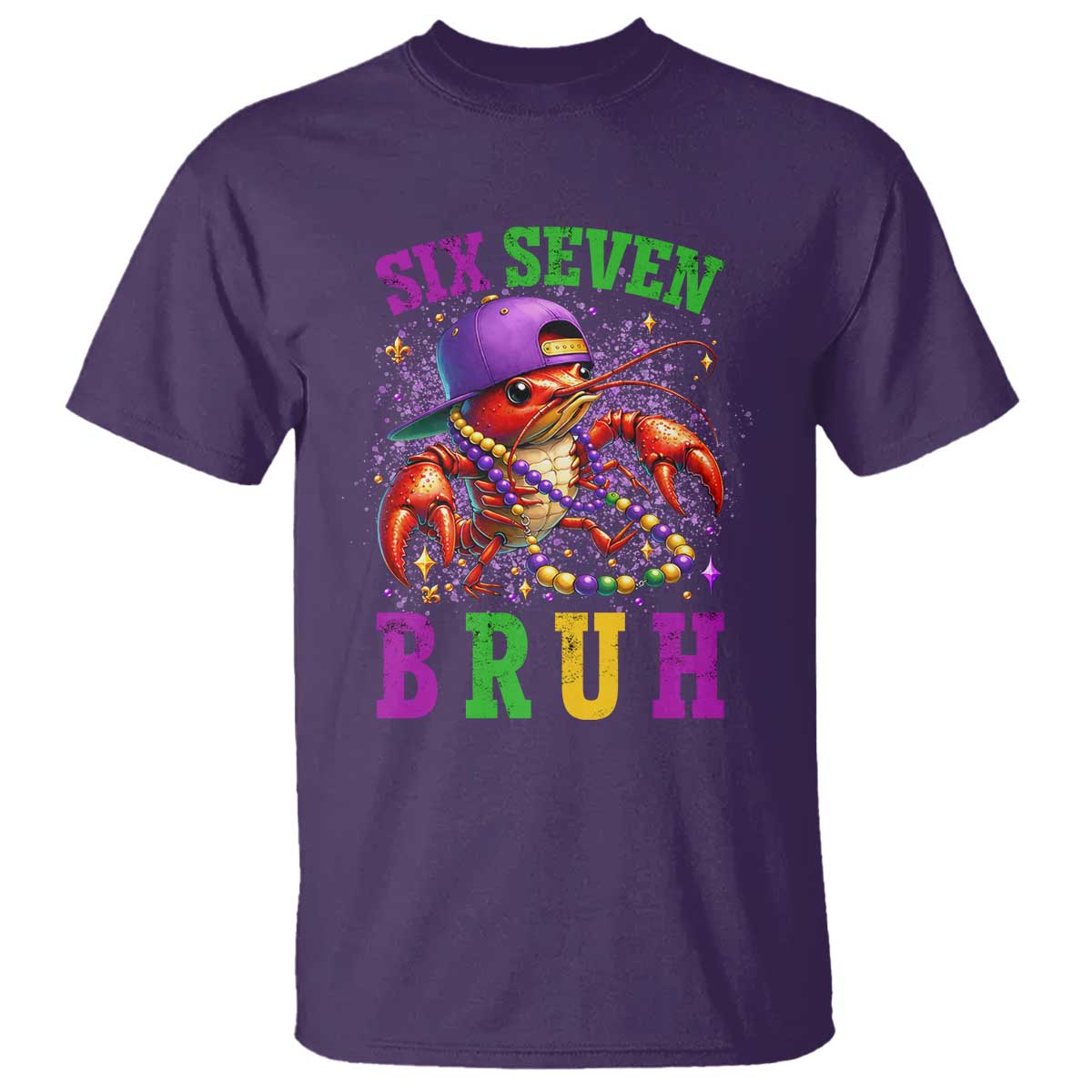 67 Mardi Gras T Shirt Funny Crawfish Six Seven Bruh Meme