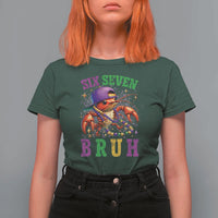67 Mardi Gras T Shirt For Women Funny Crawfish Six Seven Bruh Meme