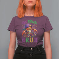 67 Mardi Gras T Shirt For Women Funny Crawfish Six Seven Bruh Meme