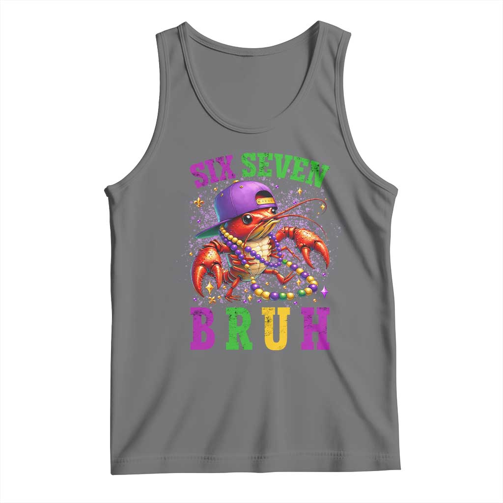 67 Mardi Gras Tank Top Funny Crawfish Six Seven Bruh Meme
