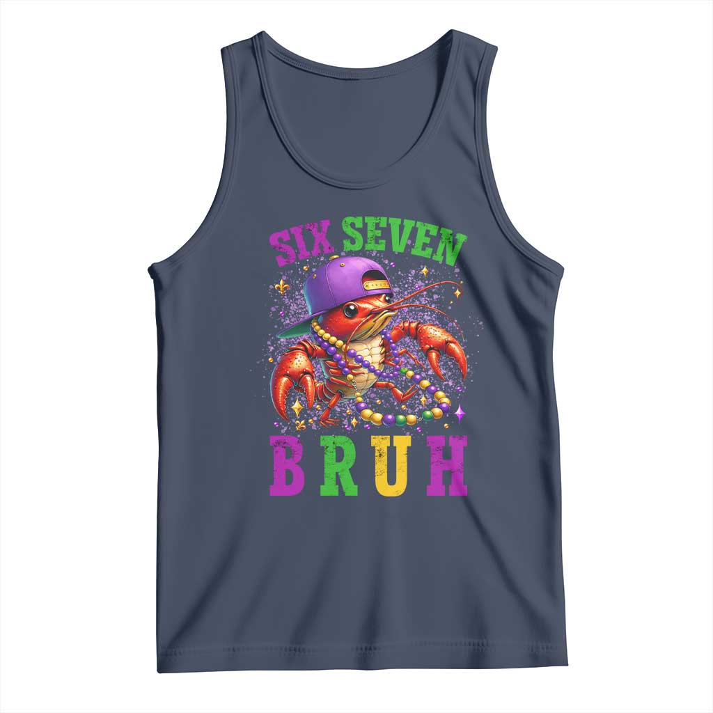 67 Mardi Gras Tank Top Funny Crawfish Six Seven Bruh Meme