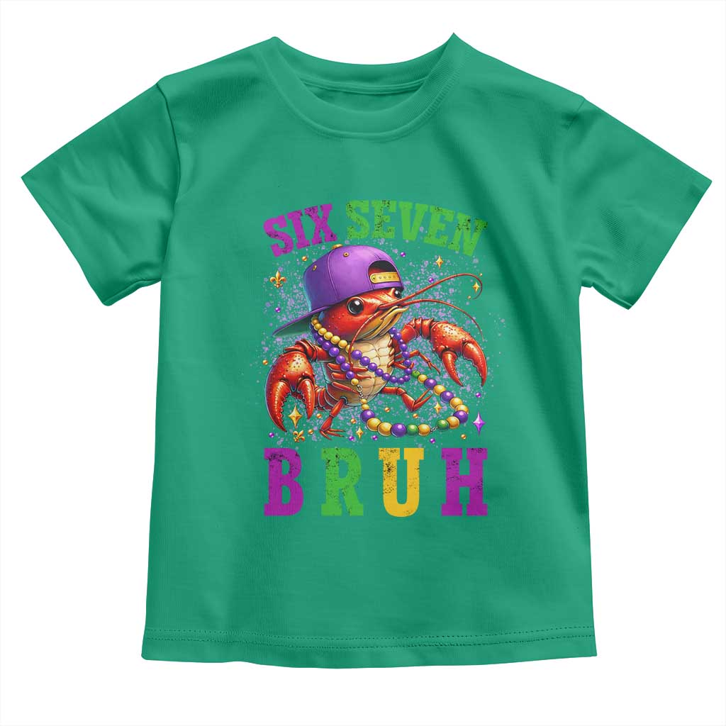 67 Mardi Gras Toddler T Shirt Funny Crawfish Six Seven Bruh Meme