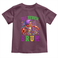 67 Mardi Gras Toddler T Shirt Funny Crawfish Six Seven Bruh Meme