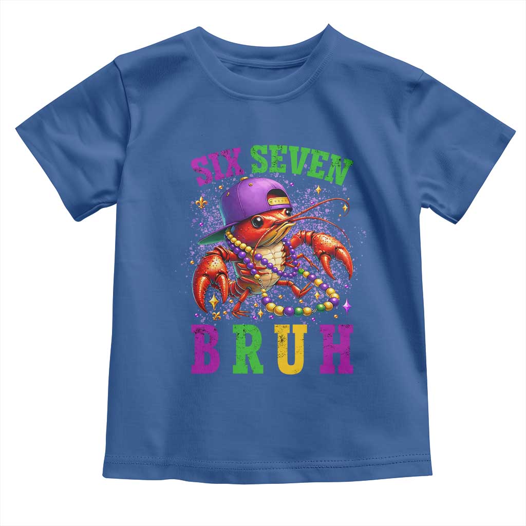 67 Mardi Gras Toddler T Shirt Funny Crawfish Six Seven Bruh Meme