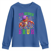 67 Mardi Gras Youth Sweatshirt Funny Crawfish Six Seven Bruh Meme