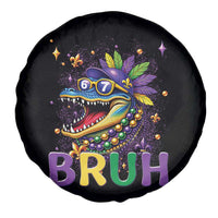 67 Mardi Gras Spare Tire Cover Funny Alligator Six Seven Bruh Meme