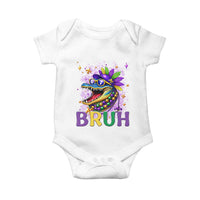 67 Mardi Gras Baby Onesie Funny Alligator Six Seven Bruh Meme