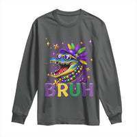 67 Mardi Gras Long Sleeve Shirt Funny Alligator Six Seven Bruh Meme