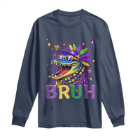 67 Mardi Gras Long Sleeve Shirt Funny Alligator Six Seven Bruh Meme