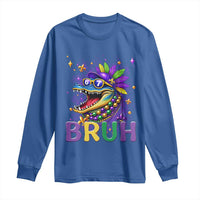 67 Mardi Gras Long Sleeve Shirt Funny Alligator Six Seven Bruh Meme