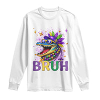 67 Mardi Gras Long Sleeve Shirt Funny Alligator Six Seven Bruh Meme
