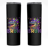 67 Mardi Gras Skinny Tumbler Funny Alligator Six Seven Bruh Meme