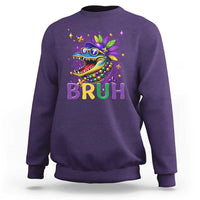67 Mardi Gras Sweatshirt Funny Alligator Six Seven Bruh Meme