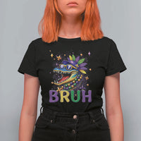 67 Mardi Gras T Shirt For Women Funny Alligator Six Seven Bruh Meme