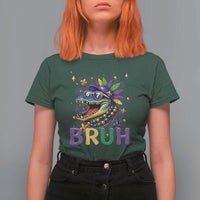 67 Mardi Gras T Shirt For Women Funny Alligator Six Seven Bruh Meme