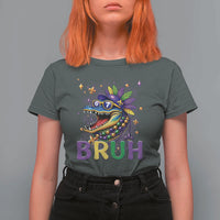 67 Mardi Gras T Shirt For Women Funny Alligator Six Seven Bruh Meme