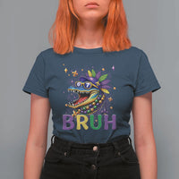 67 Mardi Gras T Shirt For Women Funny Alligator Six Seven Bruh Meme