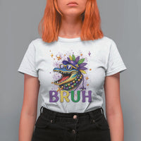 67 Mardi Gras T Shirt For Women Funny Alligator Six Seven Bruh Meme
