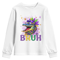67 Mardi Gras Youth Sweatshirt Funny Alligator Six Seven Bruh Meme