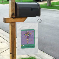 The Life Of The Mardi Gras Queen Garden Flag