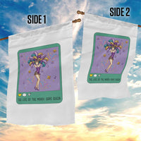 The Life Of The Mardi Gras Queen Garden Flag