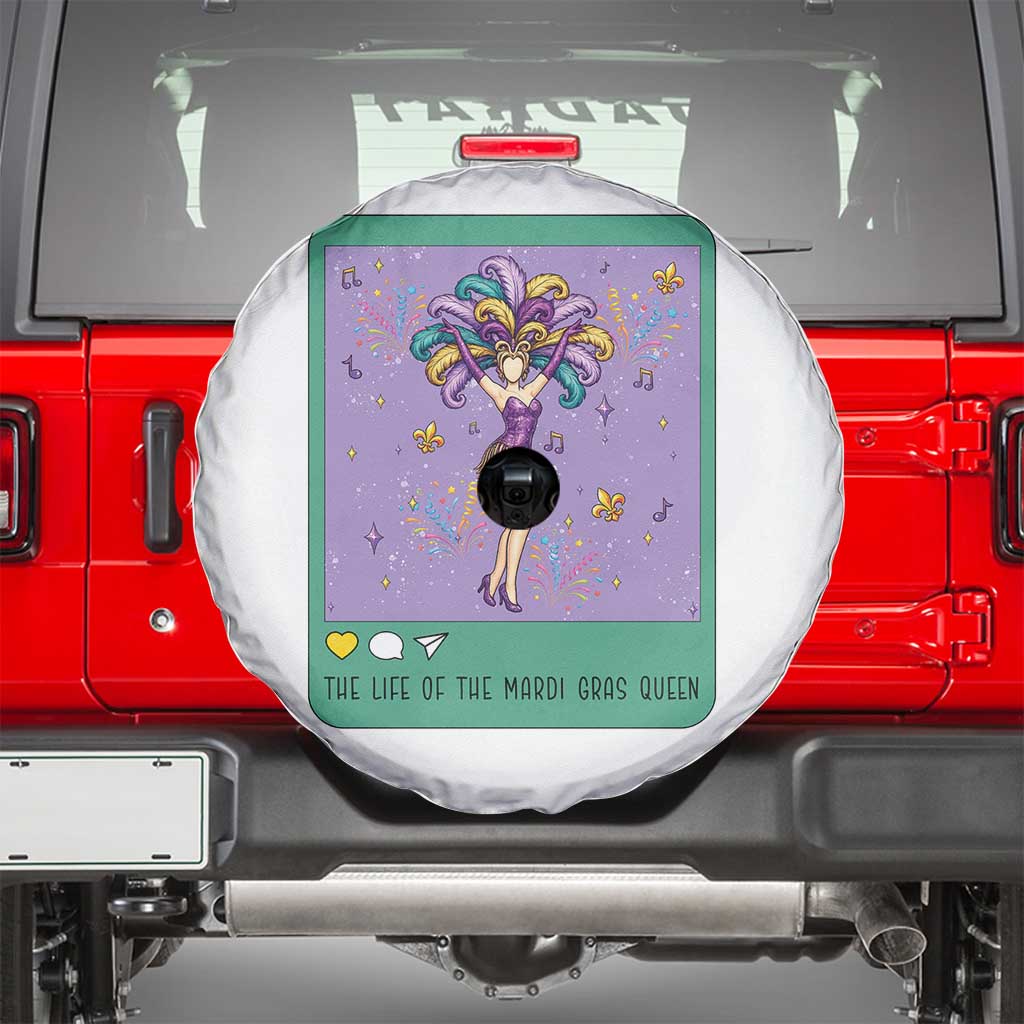 The Life Of The Mardi Gras Queen Spare Tire Cover