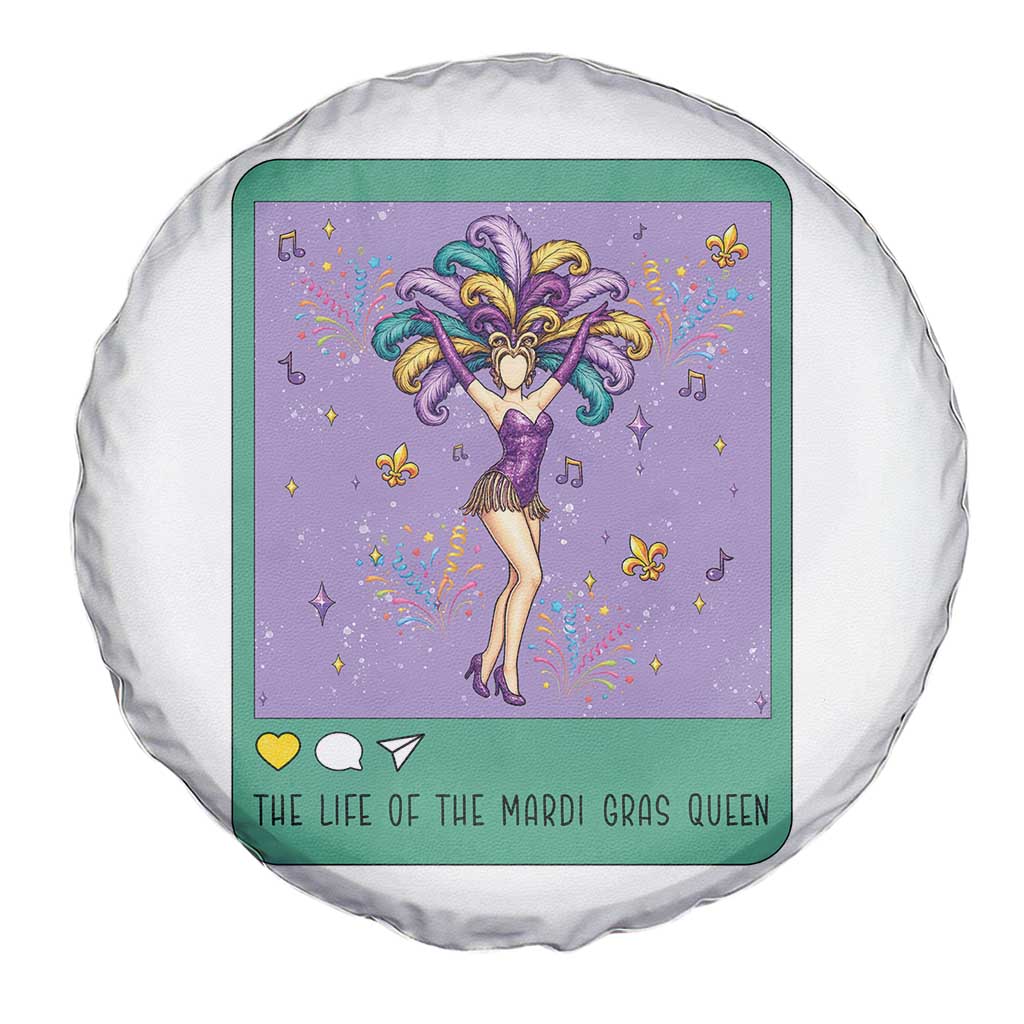The Life Of The Mardi Gras Queen Spare Tire Cover