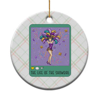 The Life Of The Mardi Gras Queen Ceramic Ornament